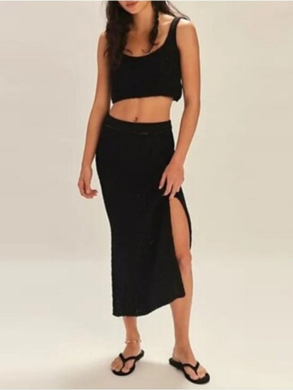 Free People Havana Sweater Skirt Set